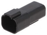 Conector cablu PX0 tată 4 pini negru