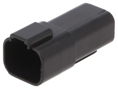 Conector cablu PX0 tată 4 pini negru