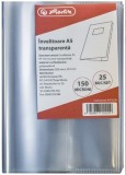 INVELITOARE A5 PP 150 MICRONI TRANSPARENTA, Herlitz