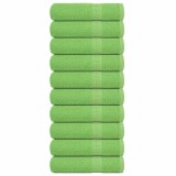 Gossi prosoape de dus, frogn, 10 buc., verde mar, 70x140 cm, 360 g/m2