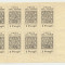 Romania Ardealul de Nord 1944 Posta Nasaud colita originala de 8 timbre cu atest