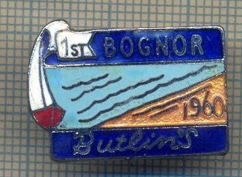 Y 89 INSIGNA - BUTLIN&amp;#039;S -LANT DE PLAJE IN MAREA BRITANIE -PENTRU COLECTIONARI foto