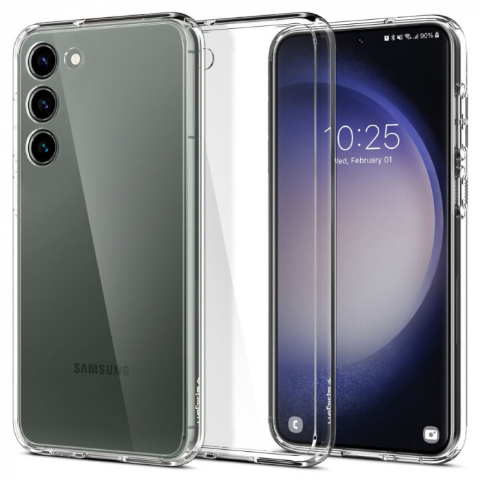 Husa Spigen Ultra Hybrid pentru Samsung Galaxy S23+ Plus Transparent