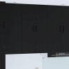 VidaXL Dulap suspendat de bucătărie cu raft Negru 60 x 31 x 100 cm 885136