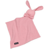 T-TOMI BIO Muslin Cuddle Cloth jucărie de adormit Pink 30x30 cm 1 buc