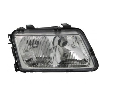 Far AUDI A3 (8L), 01.1996-12.1999, DEPO, fata, partea dreapta, cu lampa ceata fata;tip bec H4+H7+W5W; manual/electric; fara motor; foto