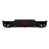 Difuzor RSQ5 negru pentru Audi Q5 Sportback 2017-2023, bara spate S line
