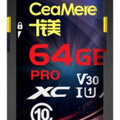 Card SD Ceamere, 64GB, Rata de transmisie CLASS10, Viteza de citire și scriere 5-10MB/S, pentru MP4, MP3, Universal