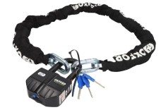 Antifurt/blocator lant cu alarma Oxford Big Boss 1.5m, negru foto