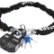 Antifurt/blocator lant cu alarma Oxford Big Boss 1.5m, negru