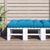 VidaXL Pernă pentru paleți, albastru, 120x80x12 cm, material textil