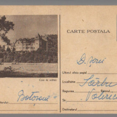 CPIB 16343 CARTE POSTALA - CALIMANESTI. CASA DE ODIHNA, 1954