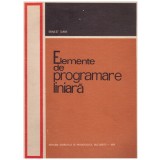 Ernest Dani - Elemente de programare liniara - 129771