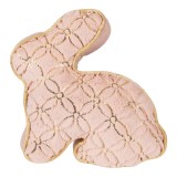 Cumpara ieftin Perna decorativa Paste Iepuras poliester roz auriu 29x10x27 cm
