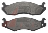 Placute frana fata Jeep Cherokee 1976-2001, CJ, Wrangler 1986-1996 , Originale 8983502200