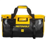 Geantă Moto Motowolf Multifuncțională și Impermeabilă cu Capacitate Mare, Ideală pentru Călătorii &icirc;n Aer Liber, 40L, Galbena