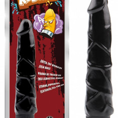 Vibrator Negru Dubla Densitate, Ignite, [ 21,5 cm x 4,5 cm ]