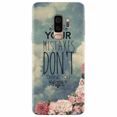 Husa silicon pentru Samsung S9 Plus, Your Mistakes Dont Define You foto