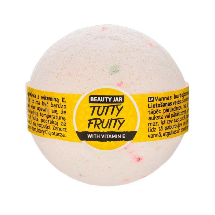 Bila de Baie cu Vitamina E si Parfum de Mandarina Tutty Fruity 150 grame Beauty Jar