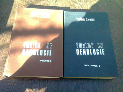 TRATAT DE OENOLOGIE - VALERIU D. COTEA 2 VOLUME foto