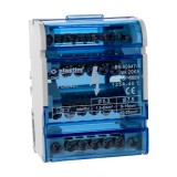 Bloc de distributie electrica 4x7 poli 125A Plastim PDB407 pentru tablou