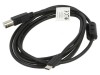 Cablu USB 2.0 USB B la USB C aurit 1,8m negru