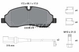 Set placute frana TEXTAR 2203401
