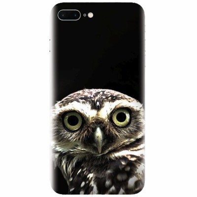 Husa silicon pentru Apple Iphone 7 Plus, Owl In The Dark foto