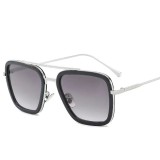 Cumpara ieftin Ochelari de soare unisex, SG166, Gri/Argintiu