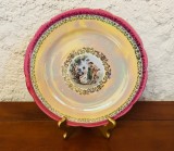 FARFURIE DECORATIVA DIN PORTELAN FIN- MARCAJ SEP- W8- MADE IN GDR D23,5CM