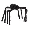 Decor Halloween, Păianjen Negru, Realist, Picioare Mari, Blană Groasă, 34x18x24cm, Oem
