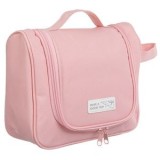 Portfard de calatorie roz cu maner, 24x9x19cm, CMCLASS
