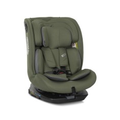 Scaun auto, Lorelli Rodeo, I-Size, Isofix, rotativ, 0 luni-12 ani, 40-150 cm, Green And Grey