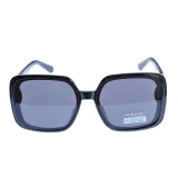 Ochelari de soare polarizati negri si lentile patrate