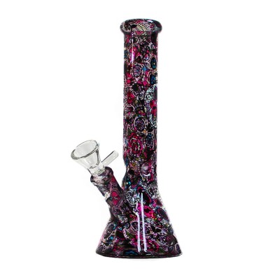 Bong sticla, Black Sheep, Mexican Flowers, 26cm foto