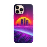 Husa compatibila cu Apple iPhone 14 Plus model Neon city,Silicon, Tpu, Viceversa