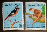 Maroc 1979 fauna păsări ,Vidra animale serie 2v. Nestampilat