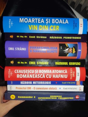 LOT 8 TITLURI GEN. EMIL STRAINU - RAZBOIUL PSIHOTRONIC, METEOROLOGIC, GEOFIZIC foto