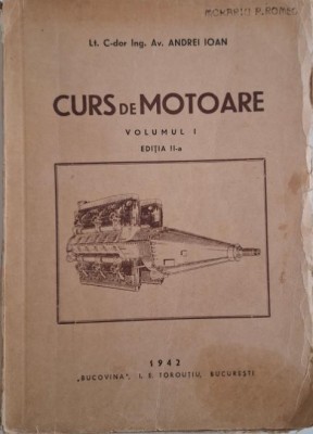 Curs de motoare, vol. I &amp;ndash; Andrei Ioan foto