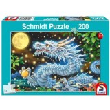 Puzzle 200 piese, Aventura dragonului, Schimdt