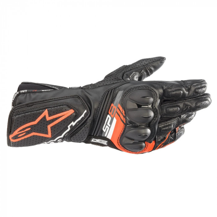 Manusi Moto Alpinestars SP-8 V3 Gloves, Negru/Rosu, Medium