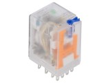Releu electromagnetic 4PDT 110VDC - capacitate maximă de 5A