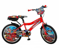 Bicicleta copii UMIT Racer ,culoare Rosu, roata 14&amp;quot; ,otelPB Cod:14480000002 foto