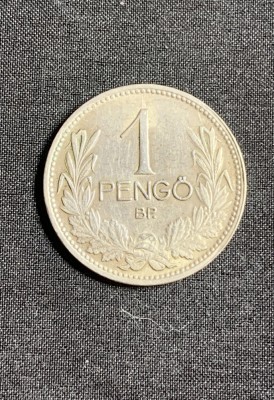 Moneda 1 Pengo 1927 Ungaria argint foto