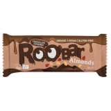 Baton cu Migdale Invelit in Ciocolata Fara Gluten Bio 30 grame Roobar, Dragon Superfoods