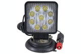 PROIECTOR DE LUCRU CU LED. PATRAT. LUMINA CONCENTRATA. BAZA MAGNETICA JBM 94804