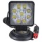 PROIECTOR DE LUCRU CU LED. PATRAT. LUMINA CONCENTRATA. BAZA MAGNETICA