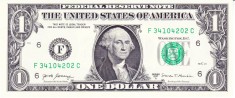 Bancnota Statele Unite ale Americii 1 Dolar 2017A - PNew UNC ( F = Atlanta )