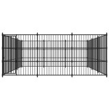 Cumpara ieftin Padoc de exterior pentru c&acirc;ini, 450x450x185 cm