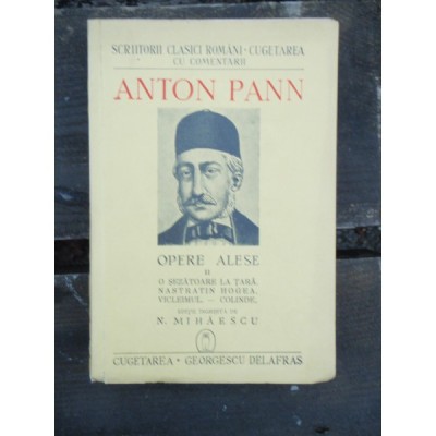 ANTON PANN - OPERE ALESE VOL.II foto